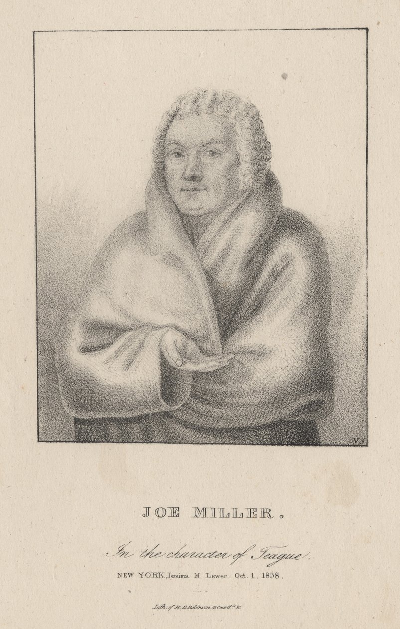Joe Miller dans le rôle de Teague, 1838 - Henry R. Robinson