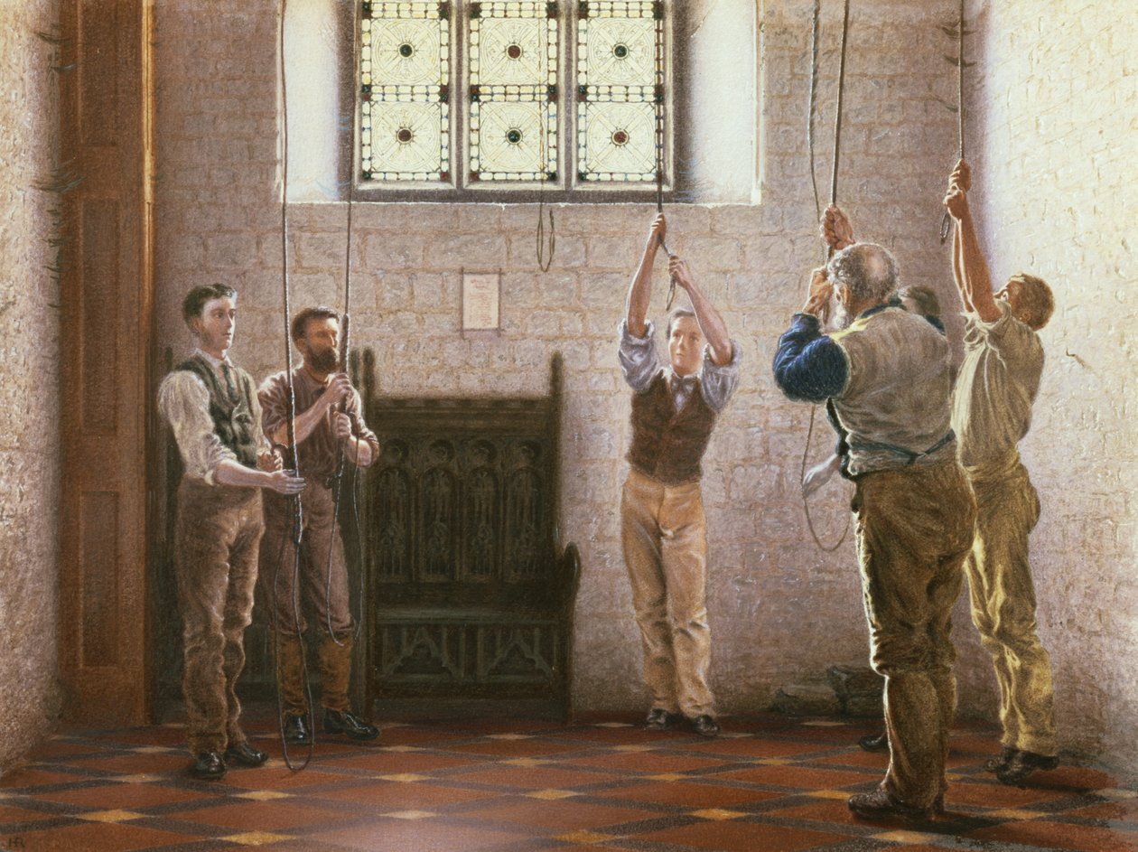 Les Sonneurs de cloches - Henry Ryland