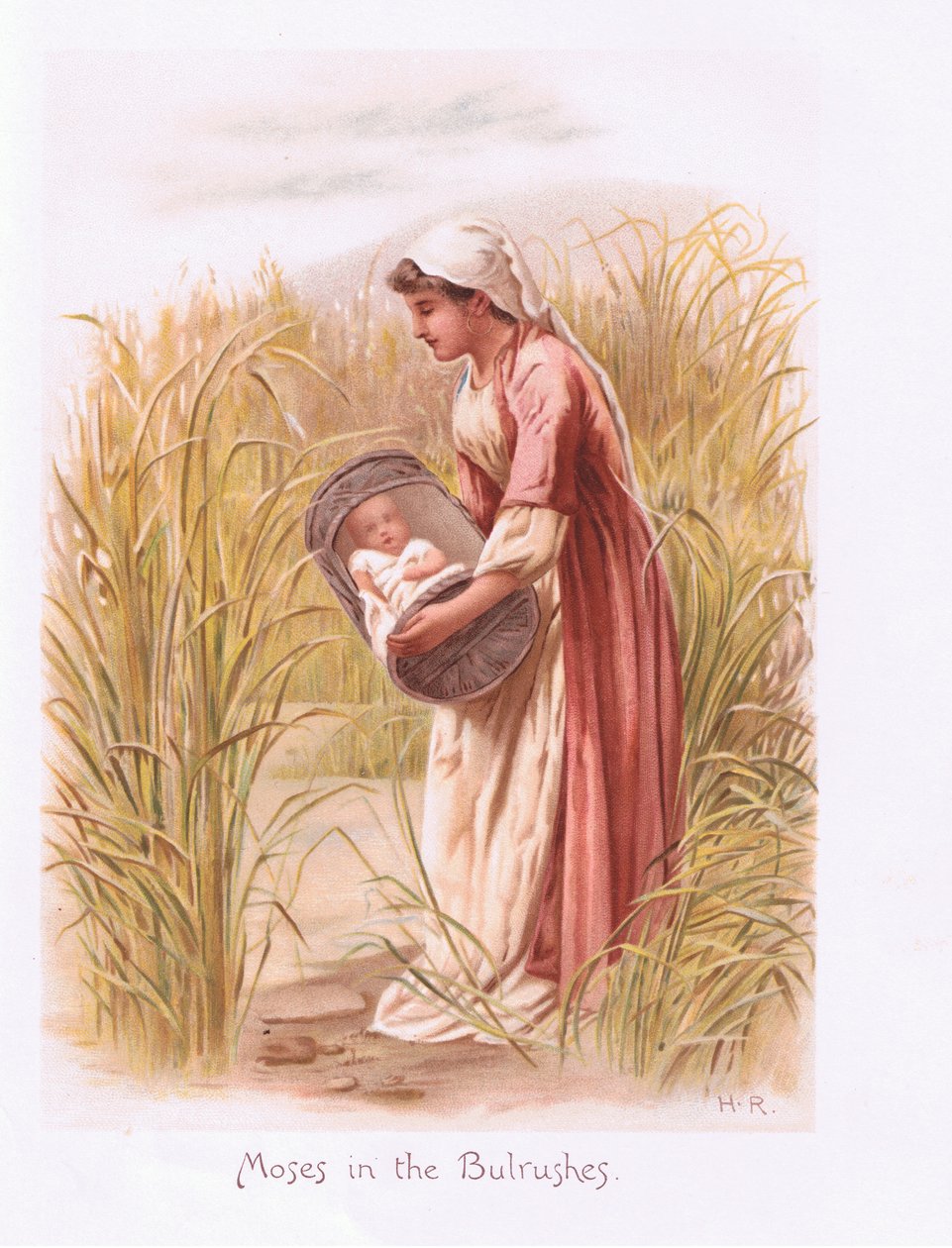 Moïse dans les joncs - Henry Ryland