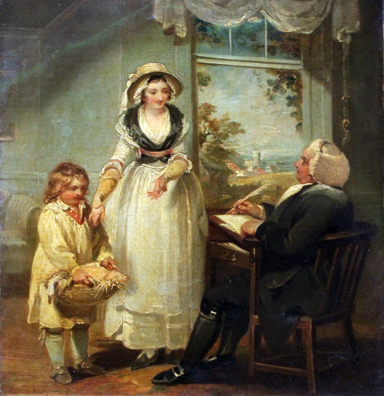 Le vicaire reçoit ses dîmes - Henry Singleton
