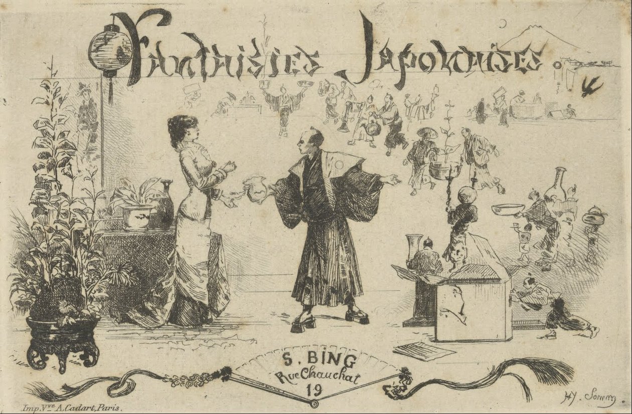 Fantaisies japonaises, S. Bing, Rue Chauchat - Henry Somm
