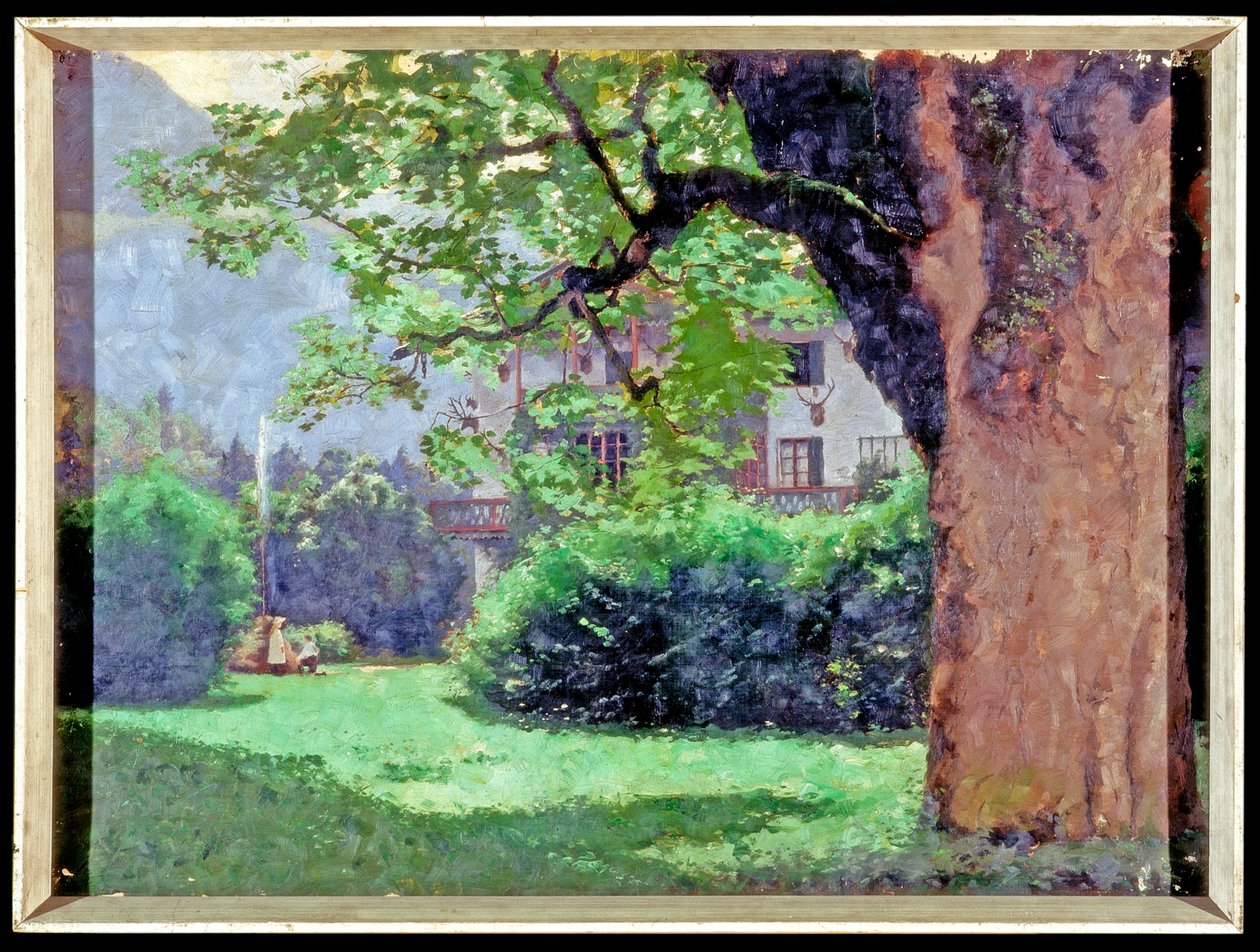 Scène de jardin - Henry Straker
