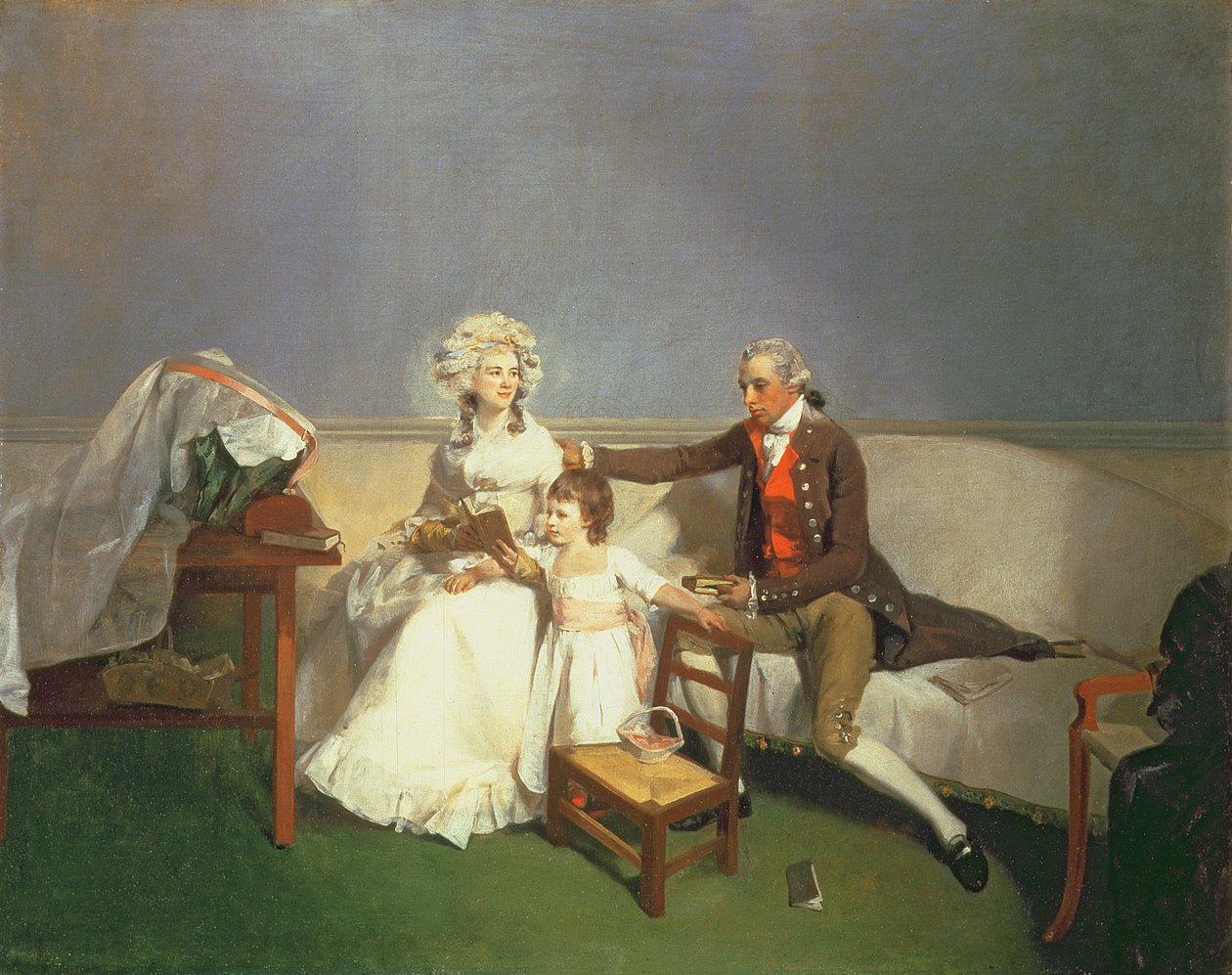 Sir Robert et Lady Buxton et leur Fille Anne, c.1786 - Henry Walton
