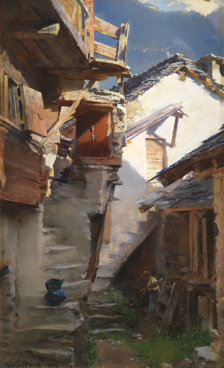 Dans la vallée du Rhône, 1896 - Henry Woods