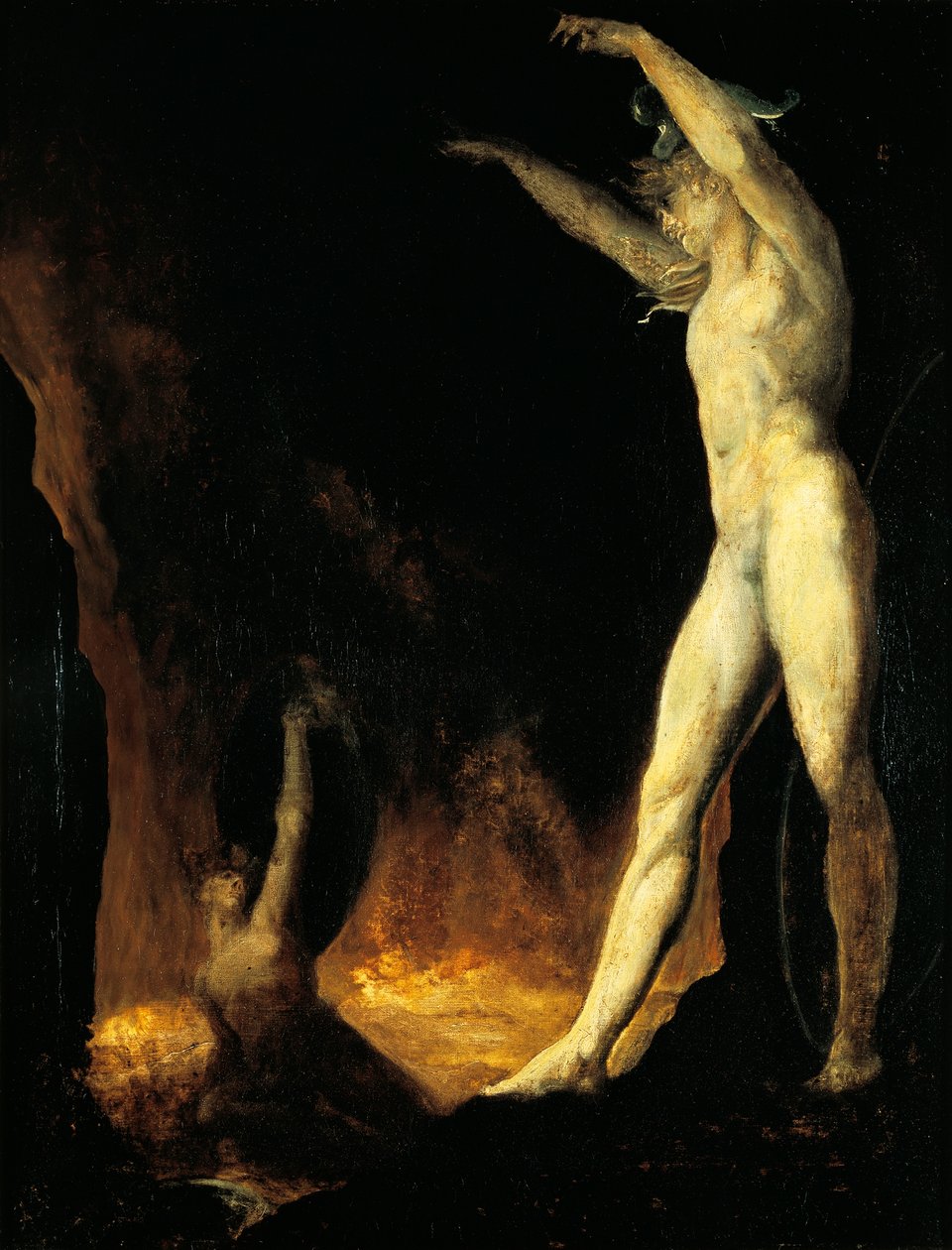 Satan appelant Belzébuth - Johann Heinrich Füssli