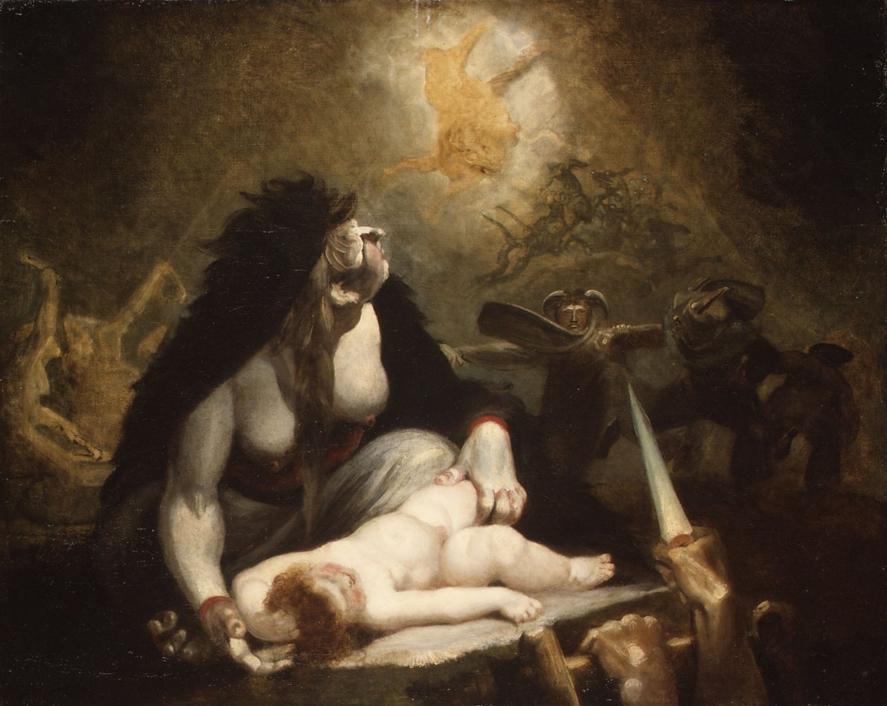 La sorcière de la nuit visitant les sorcières de Laponie - Henry  Fuseli