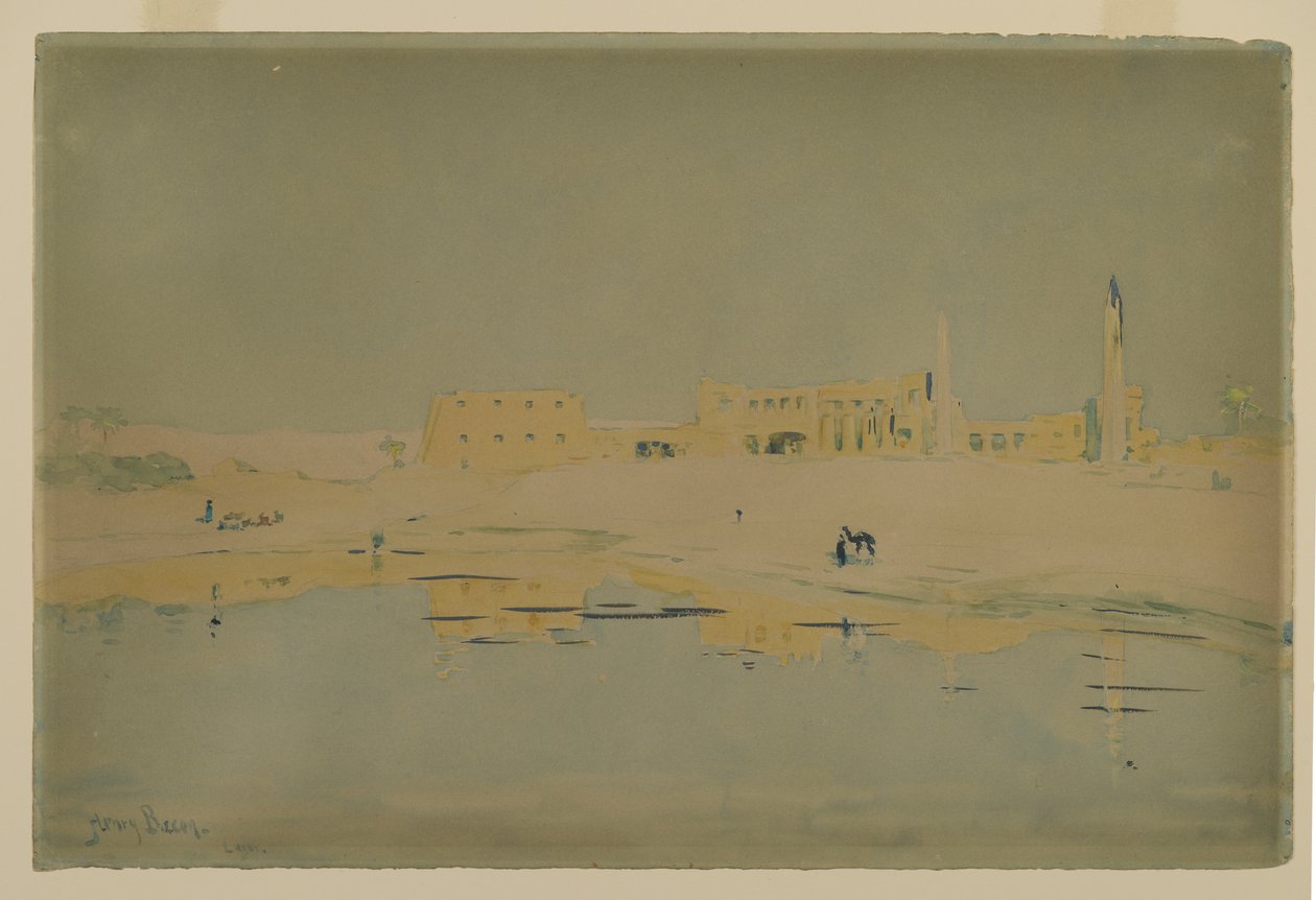 Ruines de Louxor - Henry Bacon