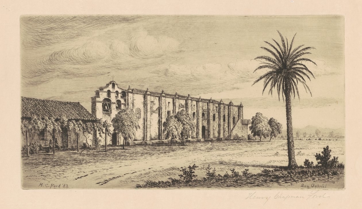 Mission San Gabriel Arcángel - Henry Chapman Ford