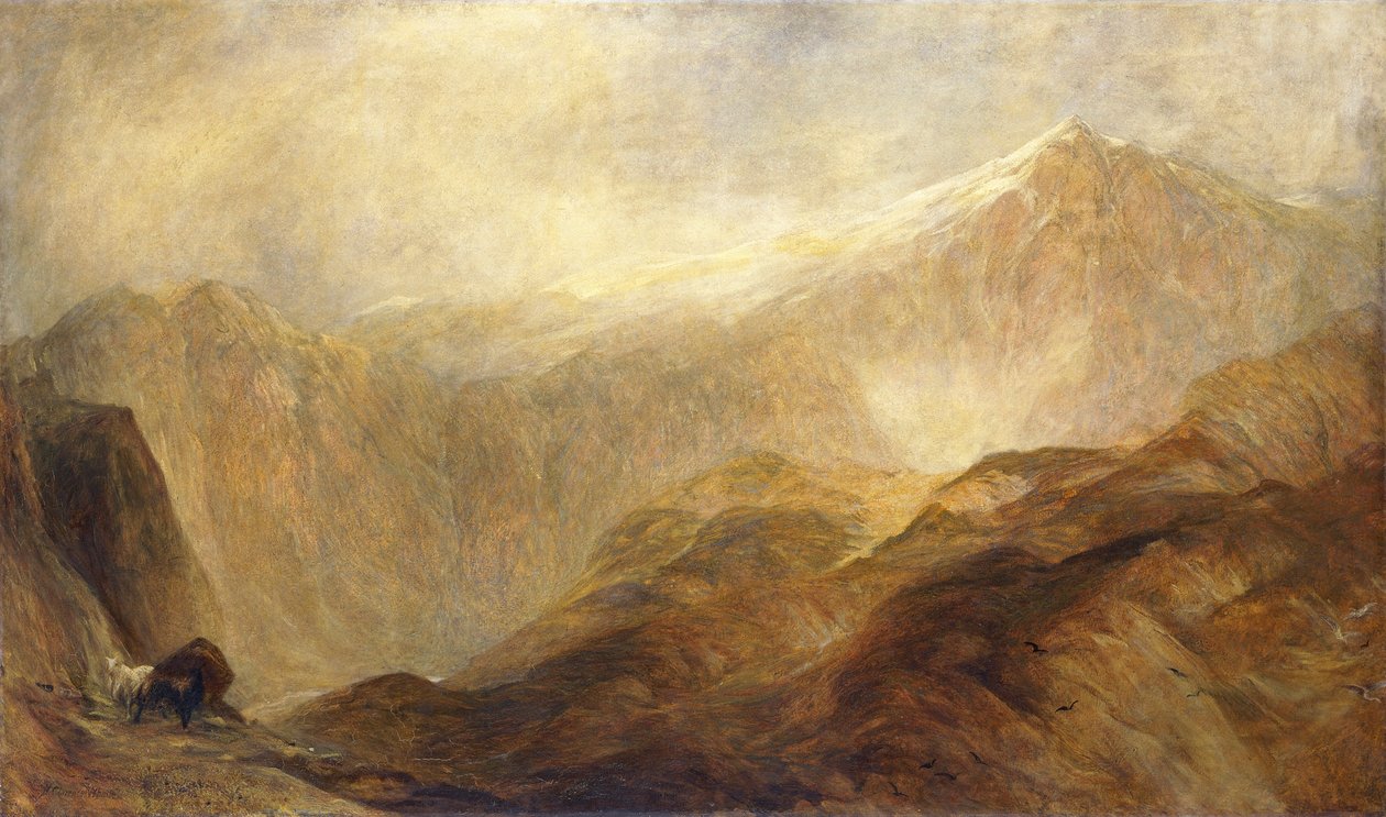 Snowdon, 1848-1912 - Henry Clarence Whaite