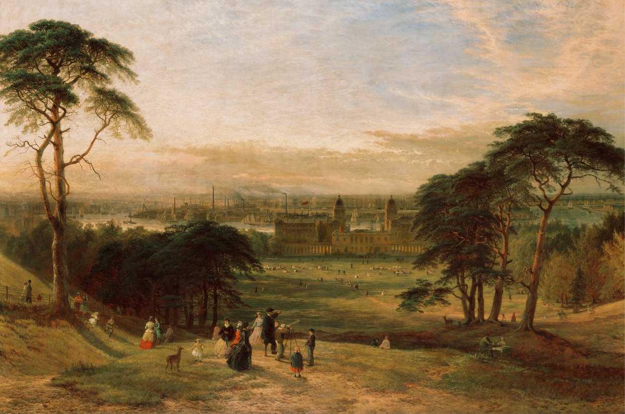 Londres depuis Greenwich Hill - Henry Dawson