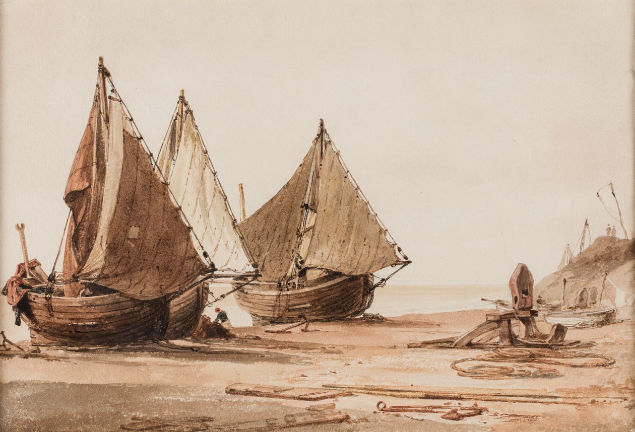 Scène de côte - Henry Edridge