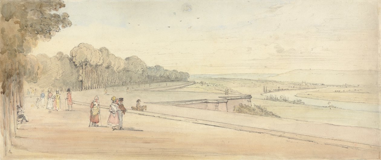 Terrasse à Saint-Germain-en-Laye - Henry Edridge