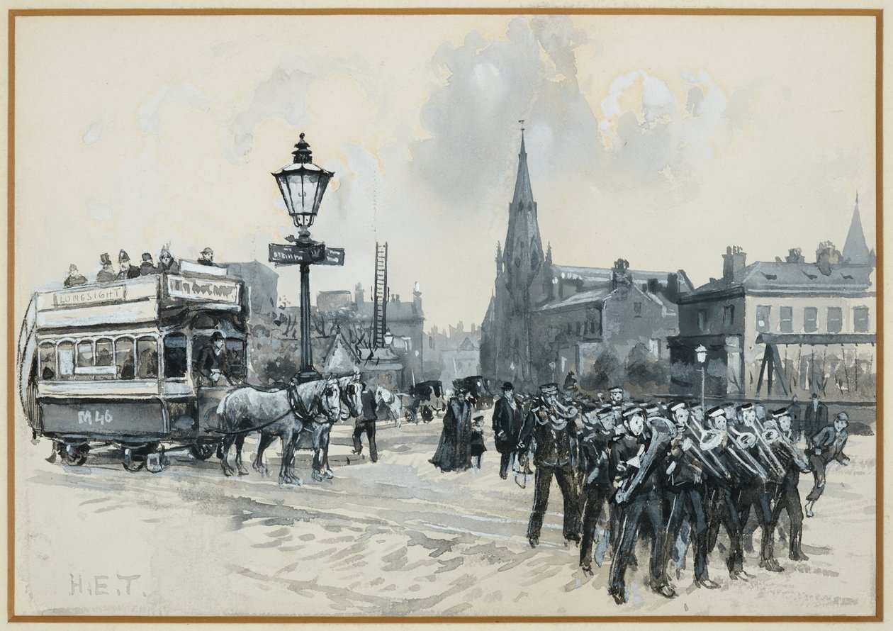 Ardwick Green et Église Méthodiste Libre - Henry Edward Tidmarsh