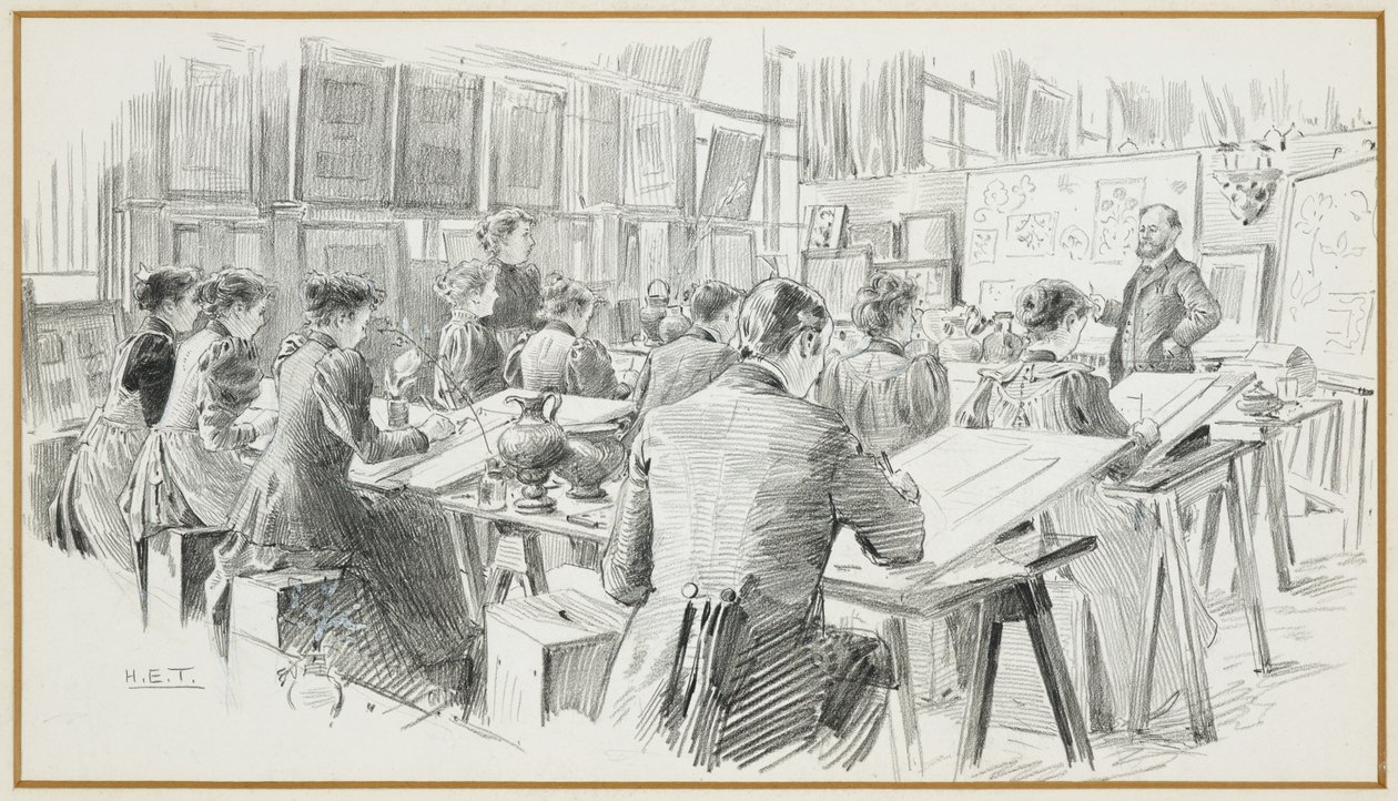 Salle de Conception, École Municipale des Arts - Henry Edward Tidmarsh