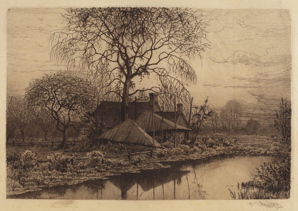 Sans titre (Ferme, Long Island) - Henry Farrer