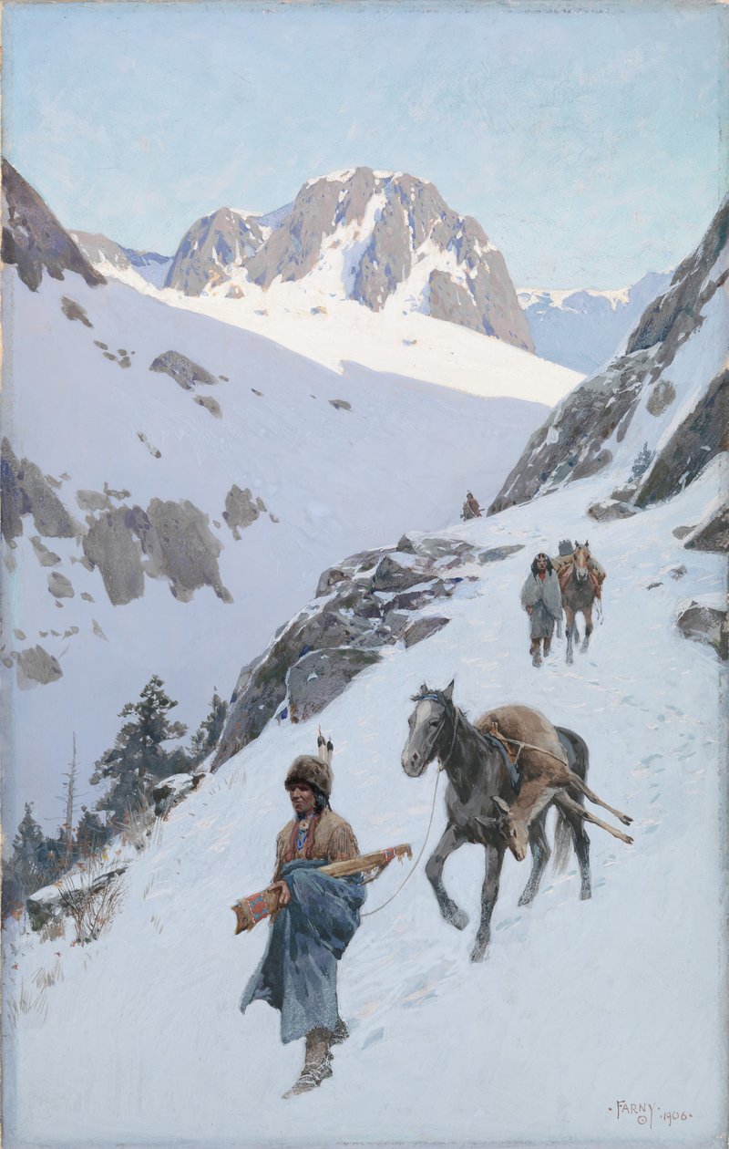 Une chasse réussie, 1906 - Henry Francois Farny