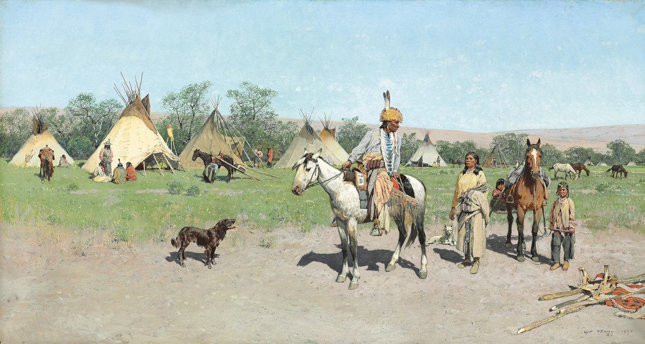 Dans de nouveaux pâturages, 1895 - Henry Francois Farny