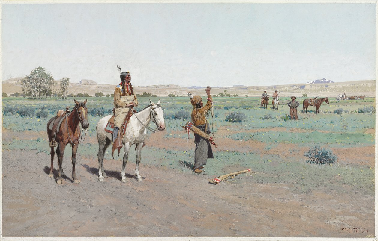 Signe de paix, 1898 - Henry Francois Farny