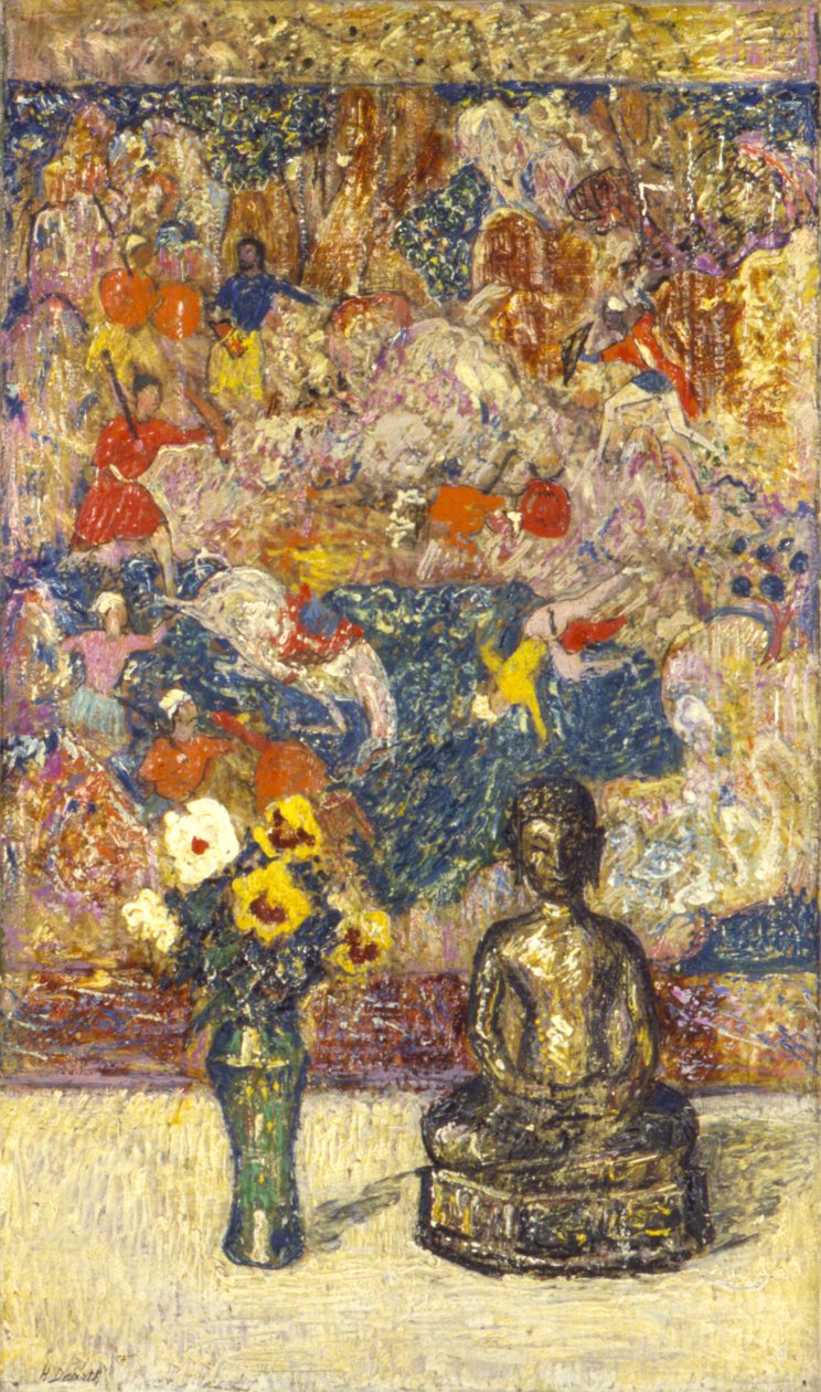 Bouddha en bronze - Henry Golden Dearth