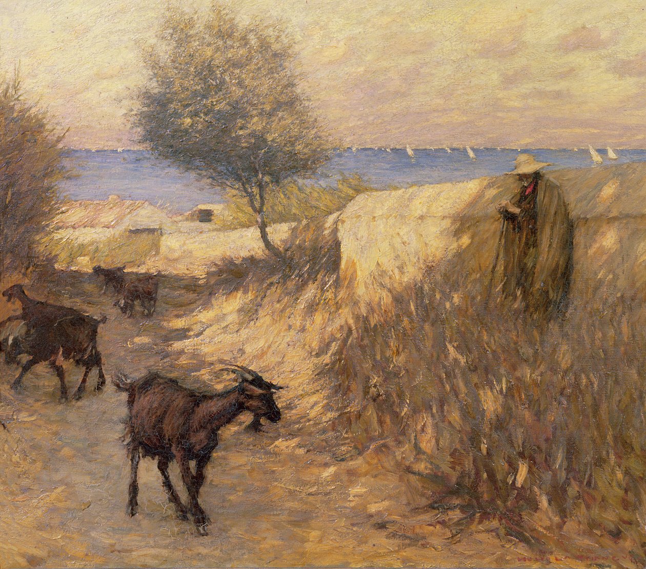 Chemin provençal, Martigues - Henry Herbert La Thangue