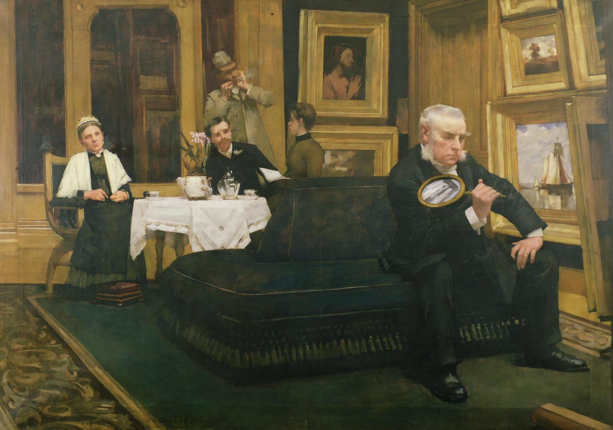 Le Connaisseur, 1887 - Henry Herbert La Thangue