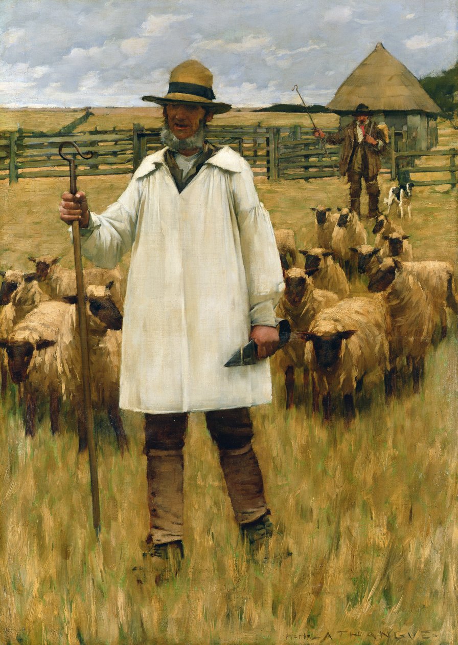 Le berger - Henry Herbert La Thangue