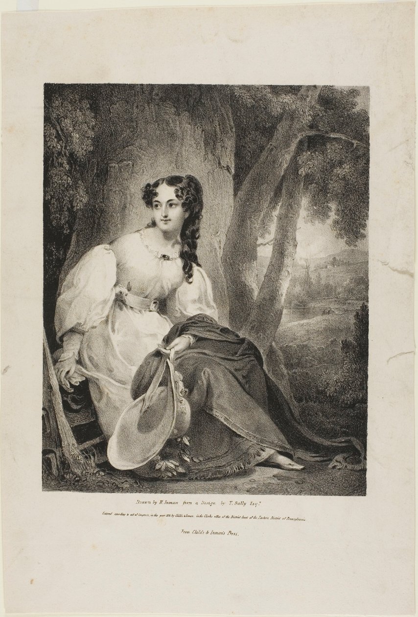 Portrait de Mme Henry Inman - Henry Inman