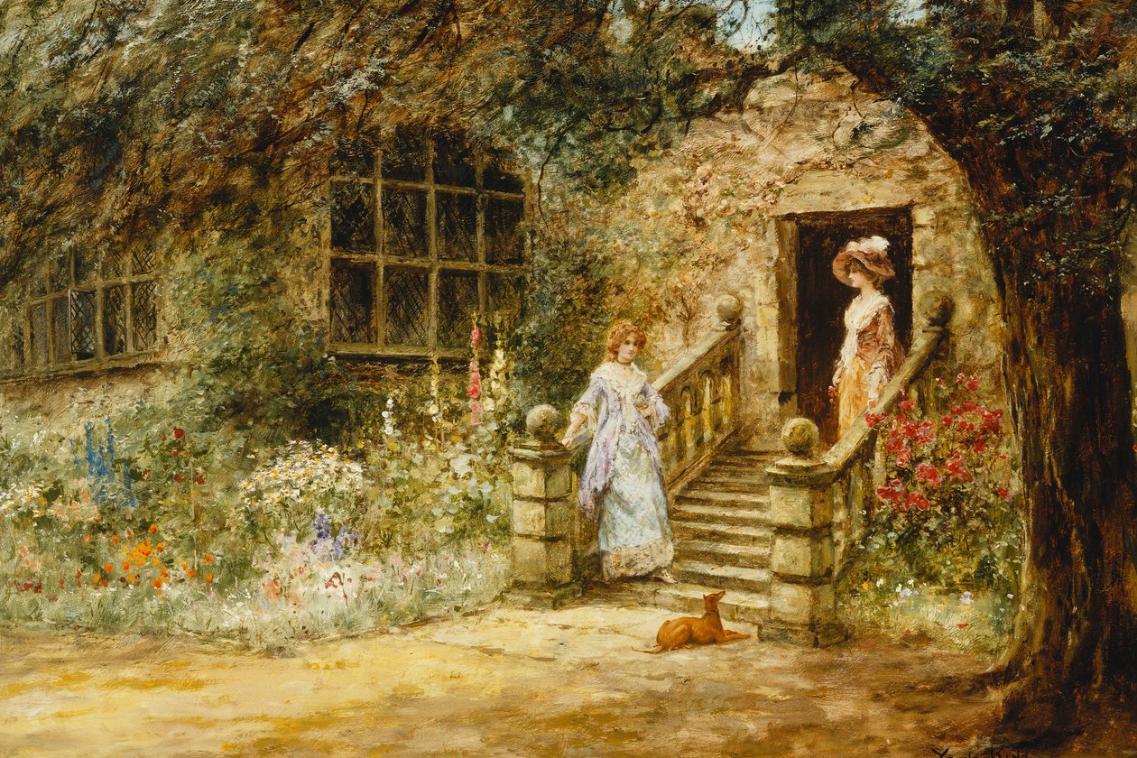 Conversation élégante - Henry John Yeend King