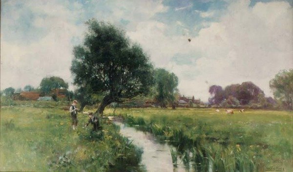 Dans les prés - Henry John Yeend King