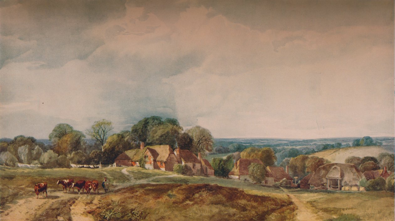 Une vue du Kent, vers 1845 - Henry Jutsum