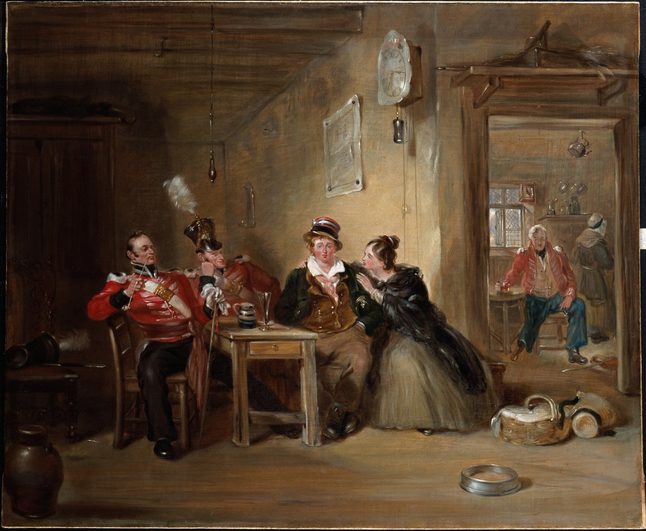La recrue, vers 1830 - Henry Liverseege
