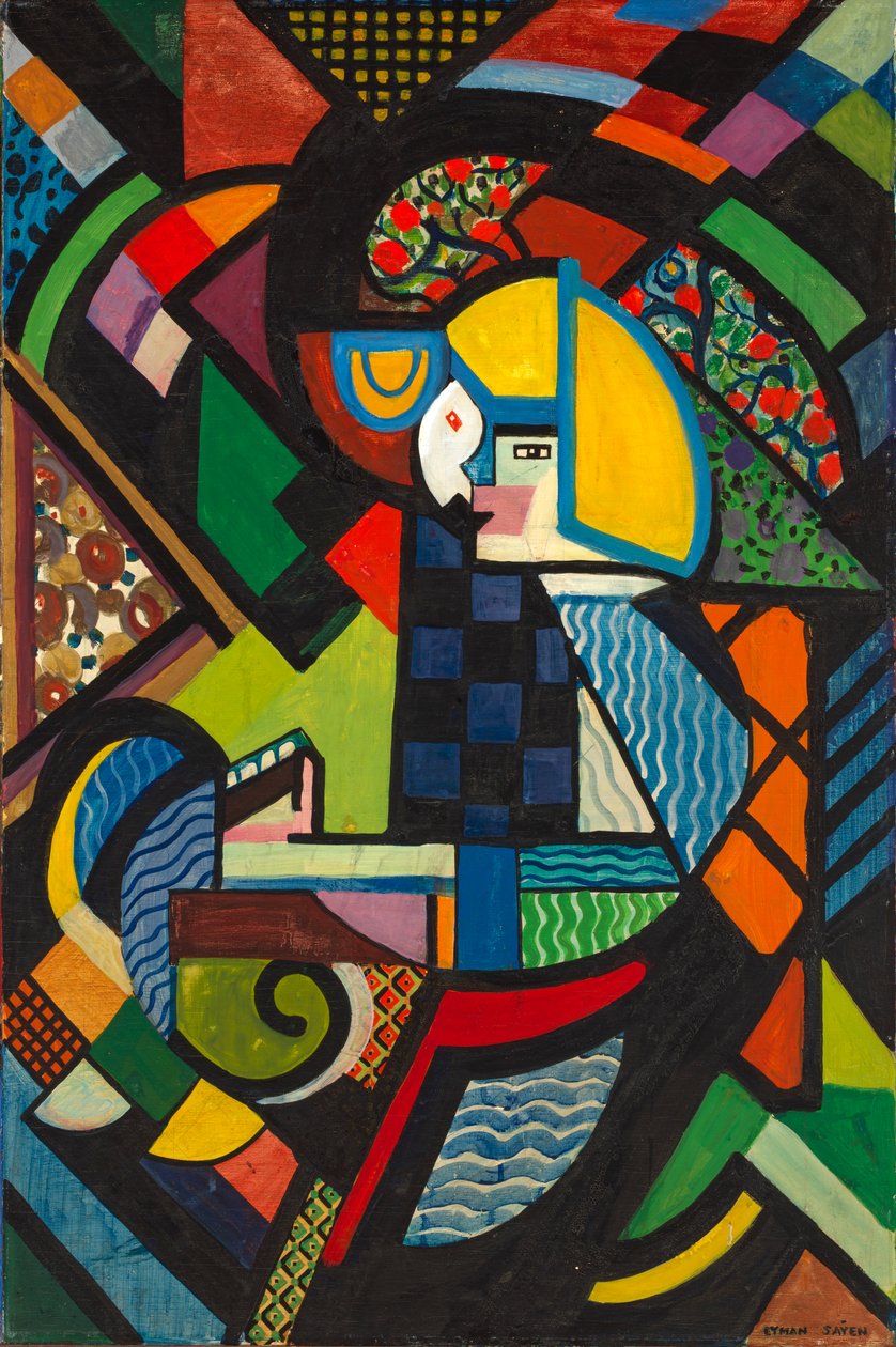 Fille dans un fauteuil à bascule - Henry Lyman Saÿen
