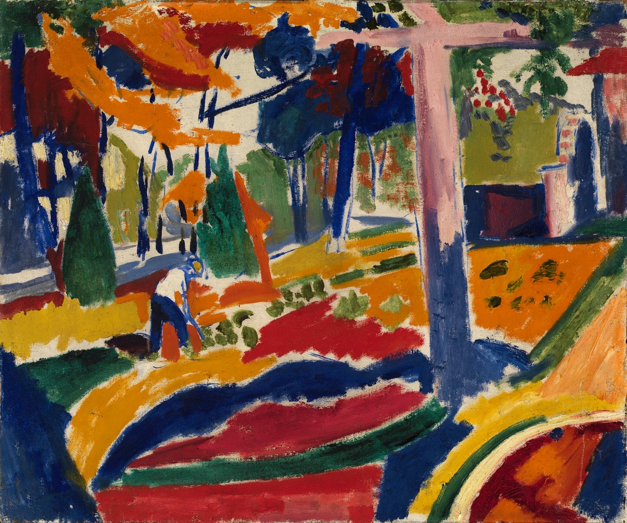 Jardin, vers 1915 - Henry Lyman Saÿen