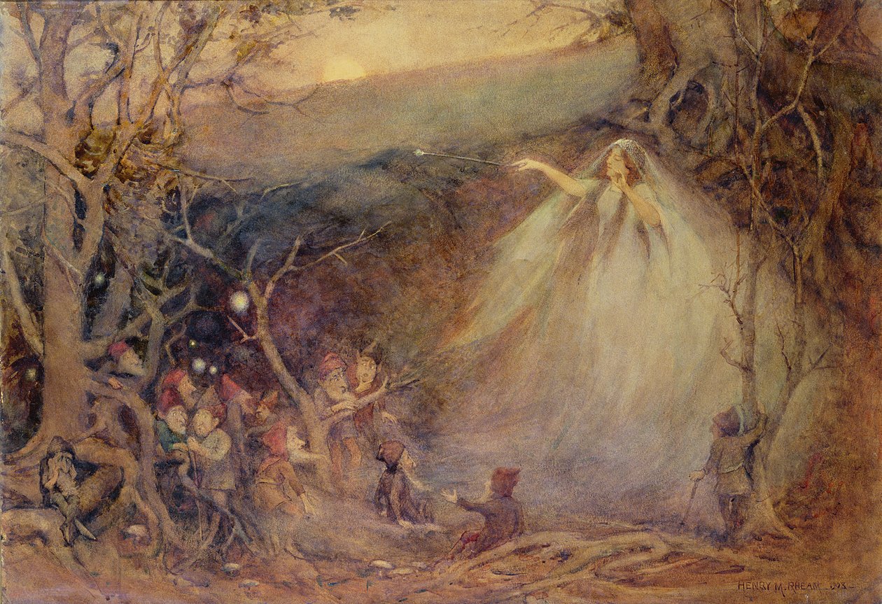 La Reine Mab du poème de Shelley - Henry Meynell Rheam