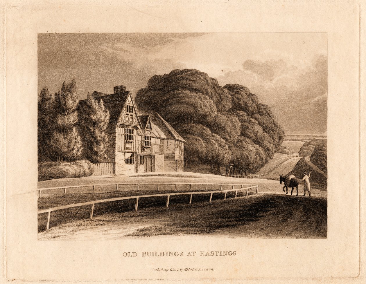 Vieux bâtiments à Hastings - Henry Morton
