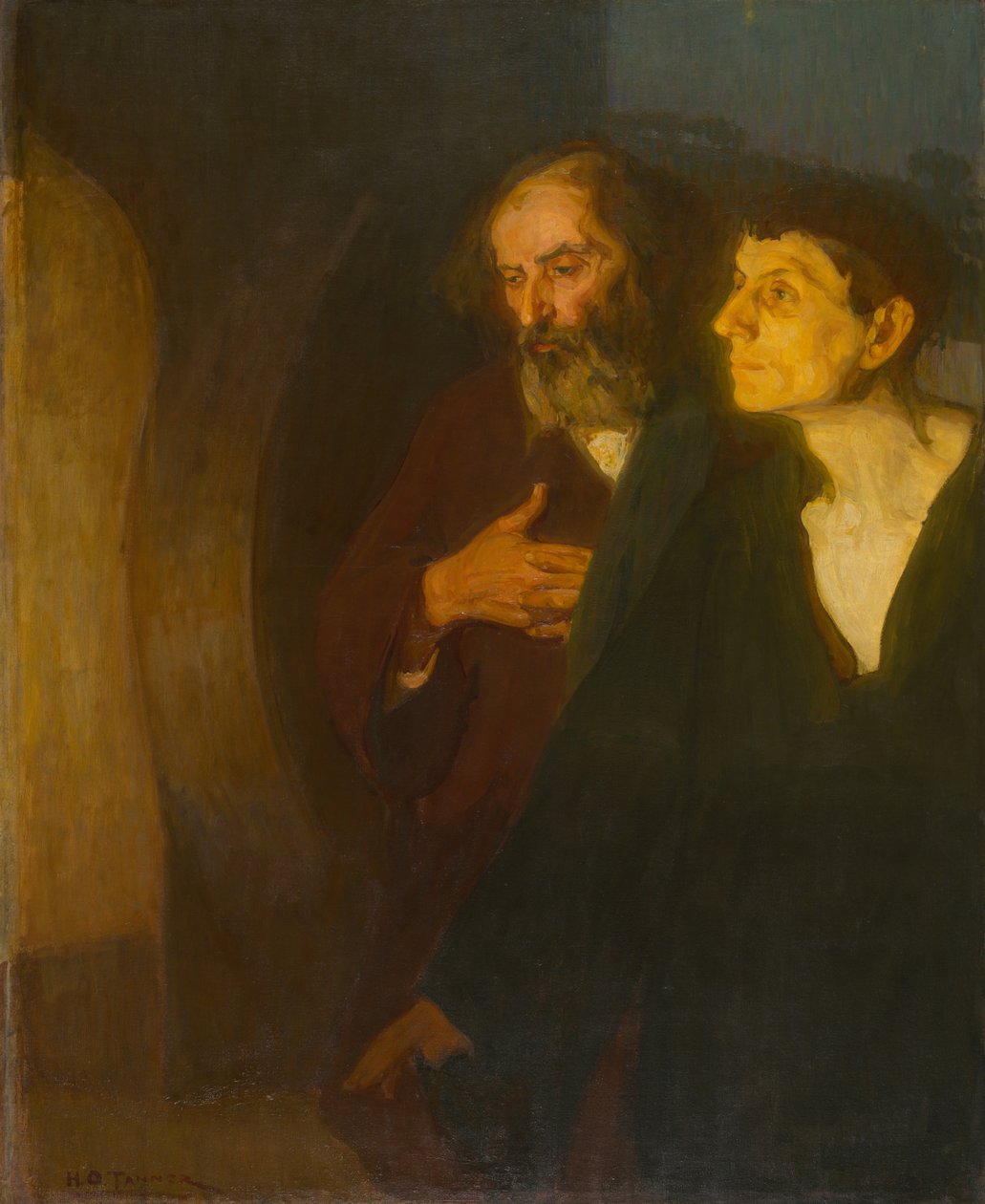 Les deux disciples au tombeau - Henry Ossawa Tanner