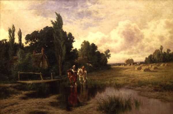 À travers le ruisseau - Henry Parker