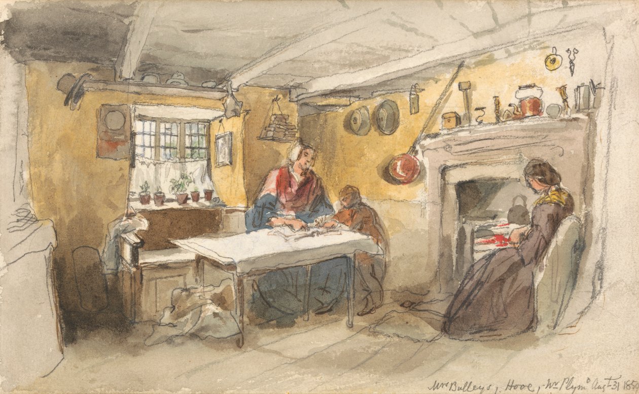 Chez Mme Bulley, Hooe, près de Plymouth - Henry Perlee Parker