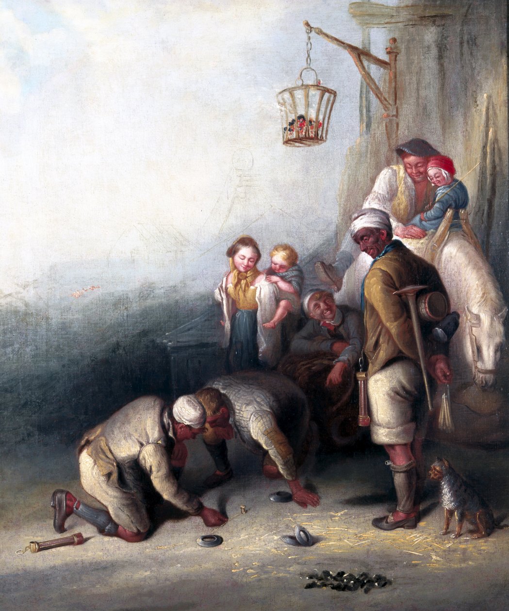 Le coup contesté, vers 1836 - Henry Perlee Parker