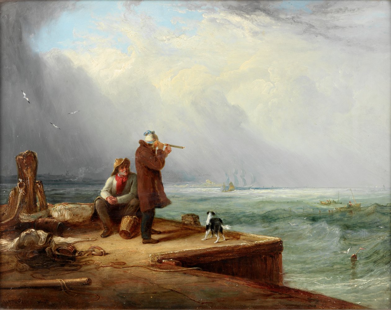 Le Guet, port de Shields, 1831 - Henry Perlee Parker