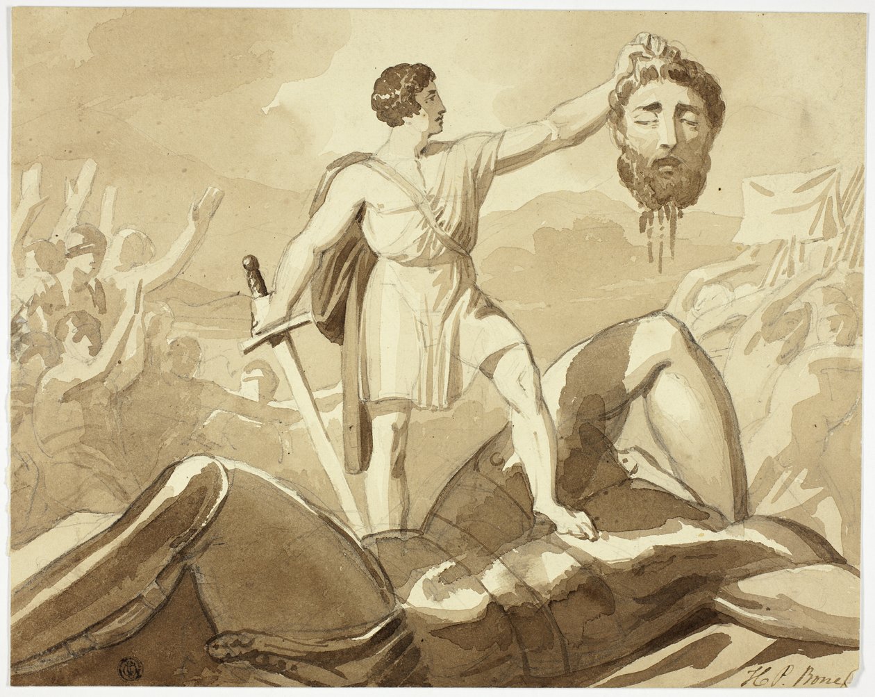 David et Goliath - Henry Pierce Bone