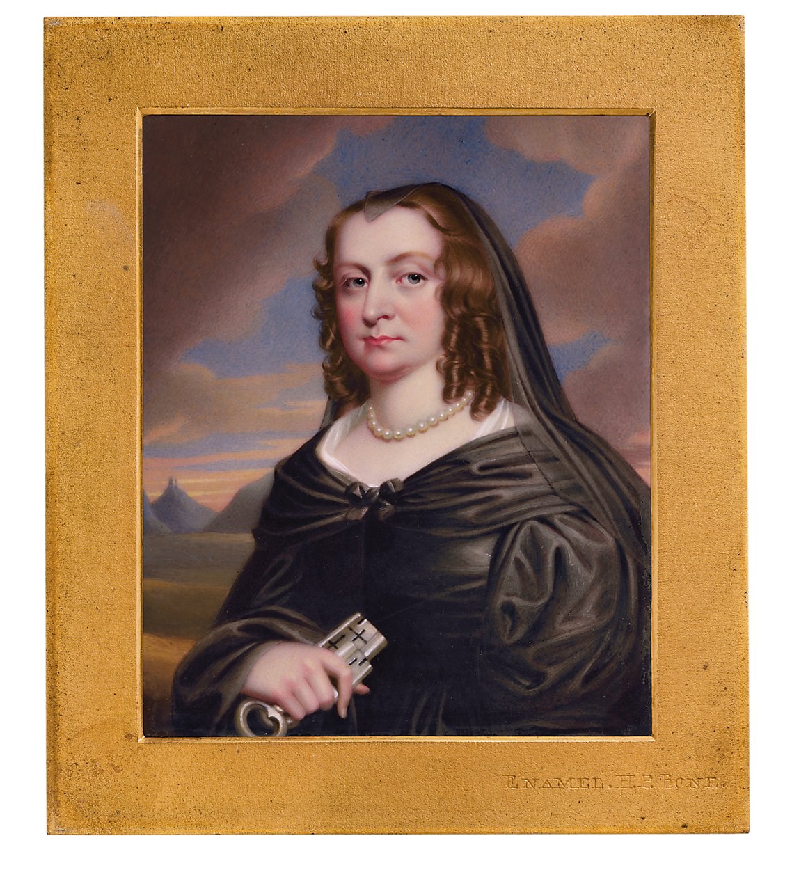 Lady Bankes, née Mary Hawtrey - Henry Pierce Bone