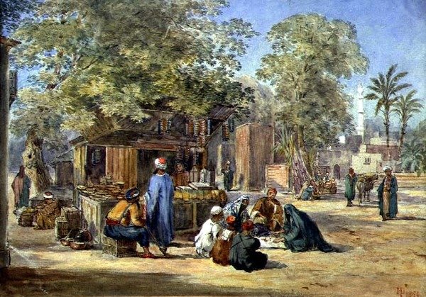 Un village égyptien - Henry Pilleau