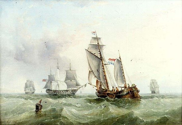 Navigation hollandaise et britannique - Henry Redmore