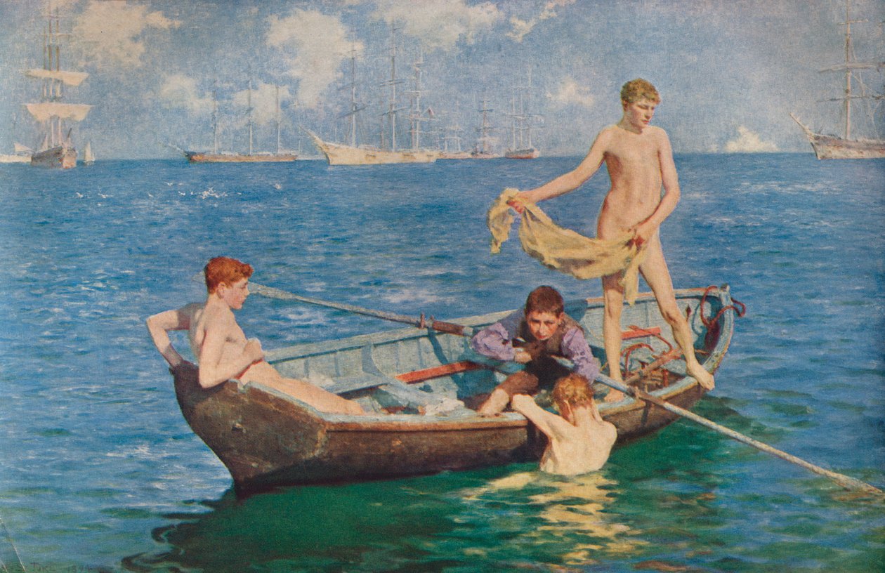 Août Bleu, 1893-1935 - Henry Scott Tuke