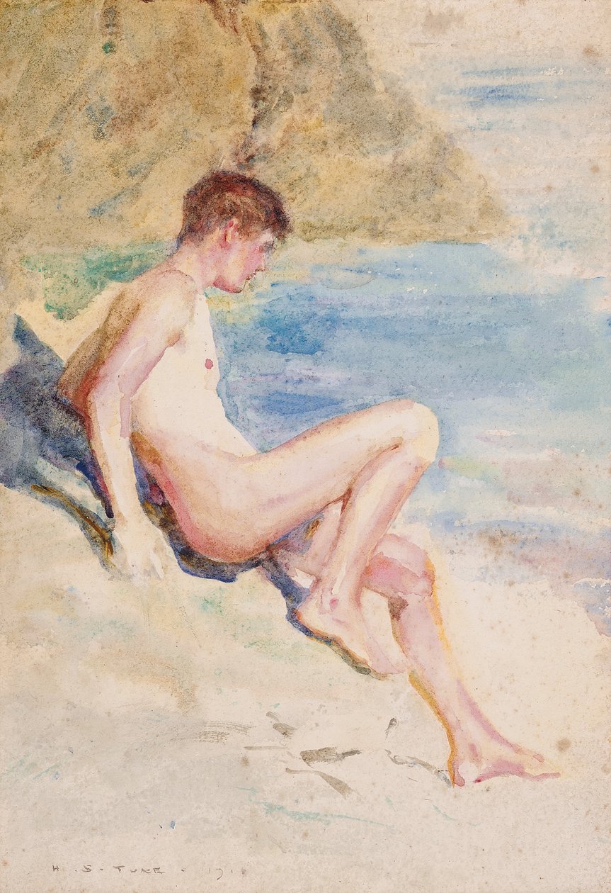 Le baigneur, 1910 - Henry Scott Tuke