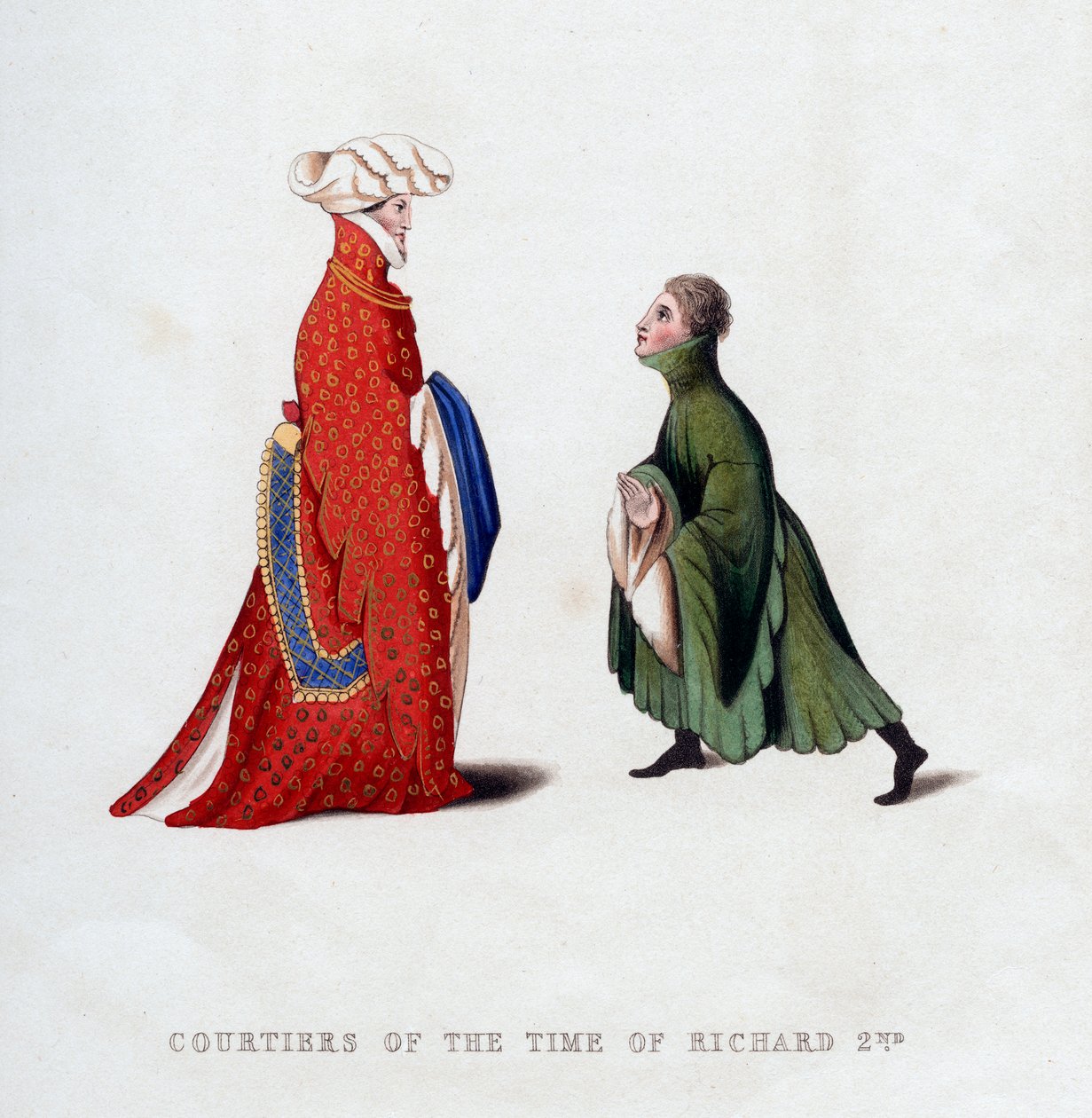 Robe de cour, 14ème siècle, 1843 - Henry Shaw