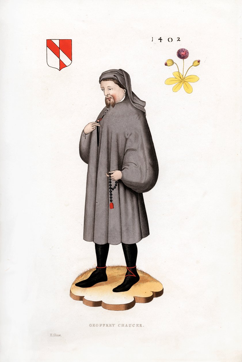 Geoffrey Chaucer, 1402, 1843 - Henry Shaw