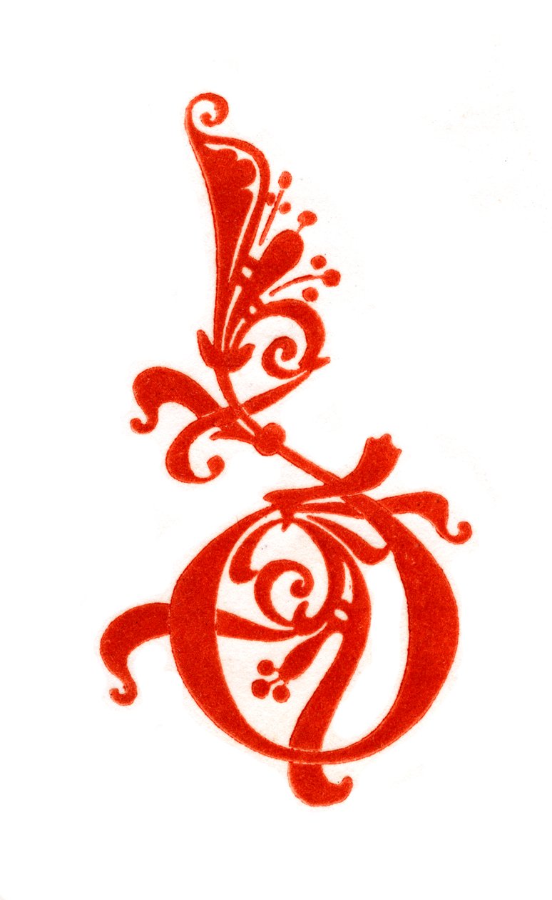 Lettre initiale D, 10e siècle, 1843 - Henry Shaw