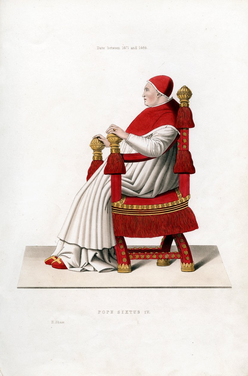 Pape Sixte IV, 1471-1484, 1843 - Henry Shaw
